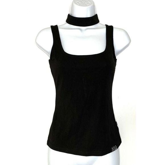 KILLSTAR Elissa Halter Top Tank Top Choker Neck - Picture 4 of 10